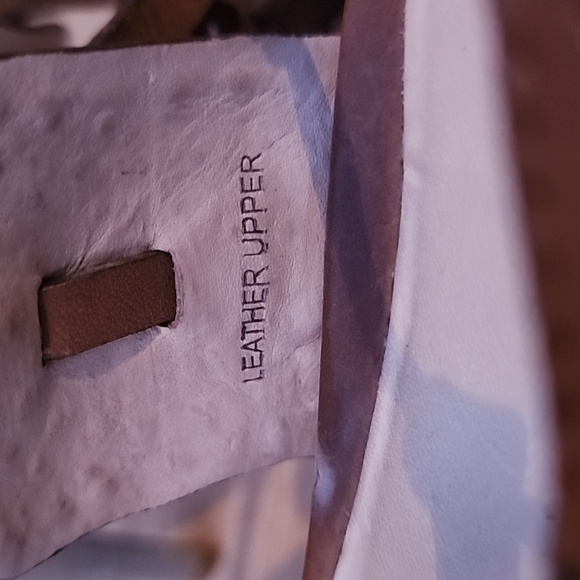 Brown Leather Studded L.A.M.B. Made in Brazil High Heel Sandals Size 6.5 - Picture 13 of 13